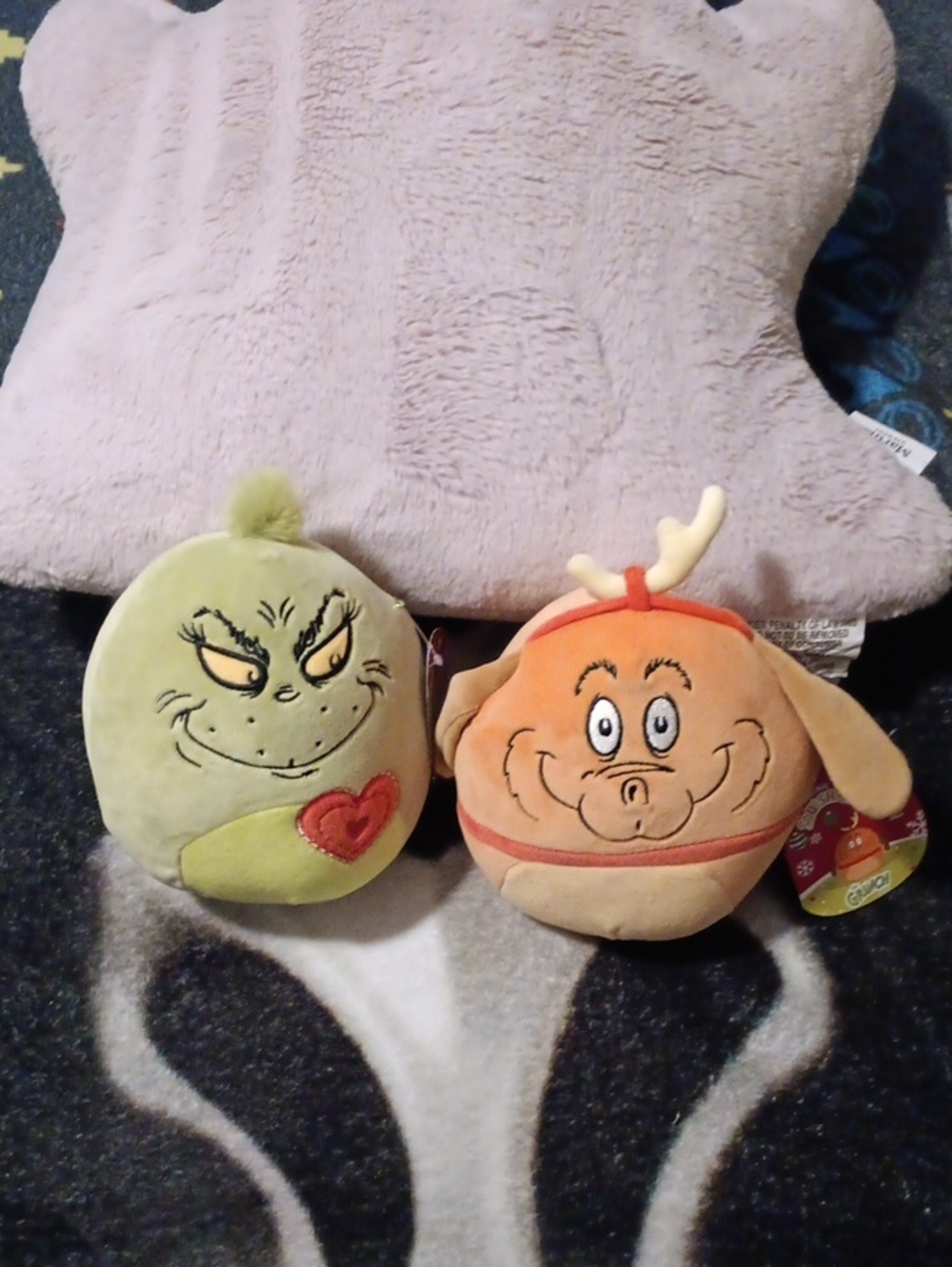 Grinch and Max Squishmallows